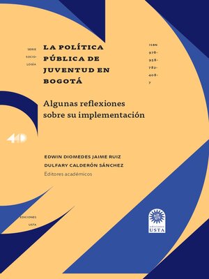cover image of La política pública de juventud en Bogotá